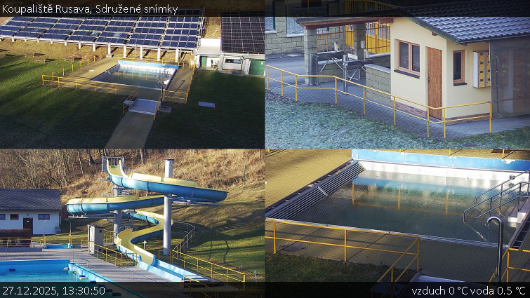 Koupaliště Rusava - Sdružené snímky - 27.12.2025 v 13:30