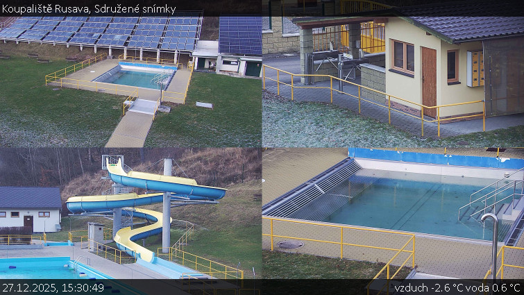 Koupaliště Rusava - Sdružené snímky - 27.12.2025 v 15:30