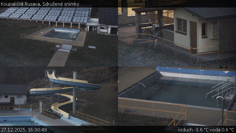 Koupaliště Rusava - Sdružené snímky - 27.12.2025 v 16:30