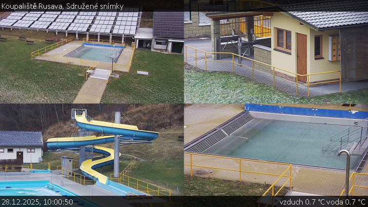 Koupaliště Rusava - Sdružené snímky - 28.12.2025 v 10:00