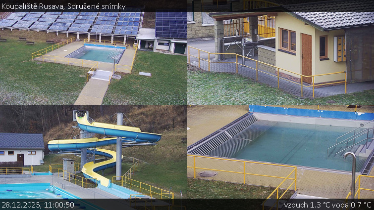 Koupaliště Rusava - Sdružené snímky - 28.12.2025 v 11:00