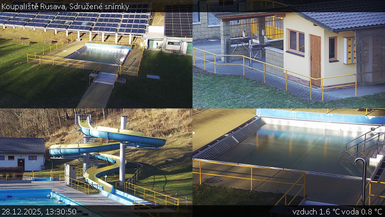 Koupaliště Rusava - Sdružené snímky - 28.12.2025 v 13:30