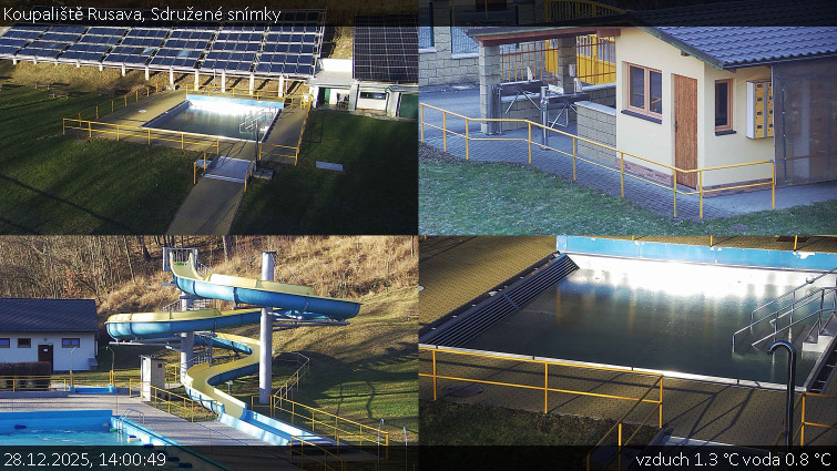 Koupaliště Rusava - Sdružené snímky - 28.12.2025 v 14:00