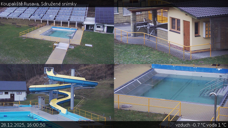 Koupaliště Rusava - Sdružené snímky - 28.12.2025 v 16:00