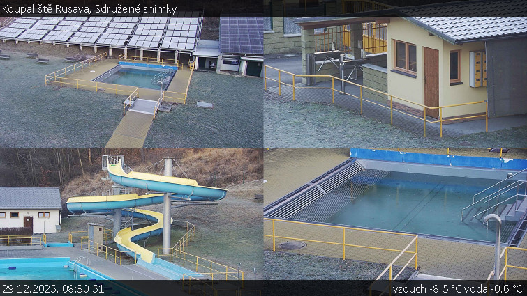 Koupaliště Rusava - Sdružené snímky - 29.12.2025 v 08:30