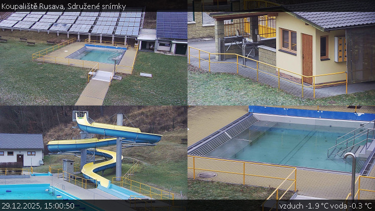 Koupaliště Rusava - Sdružené snímky - 29.12.2025 v 15:00