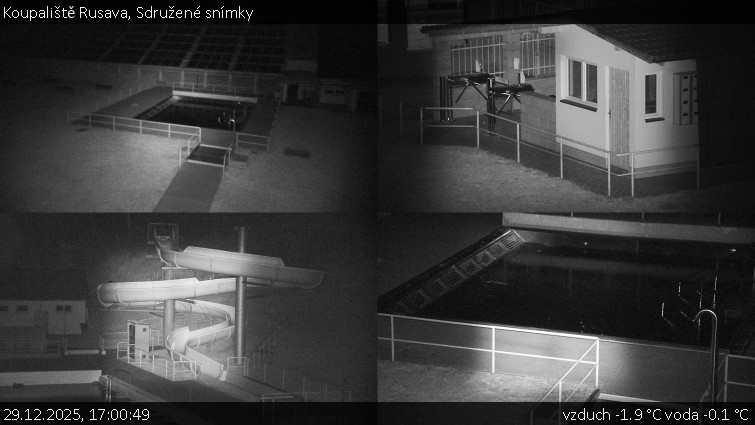 Koupaliště Rusava - Sdružené snímky - 29.12.2025 v 17:00