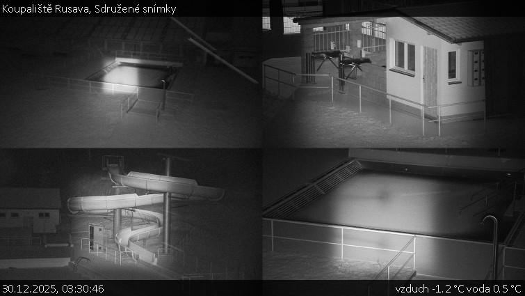 Koupaliště Rusava - Sdružené snímky - 30.12.2025 v 03:30