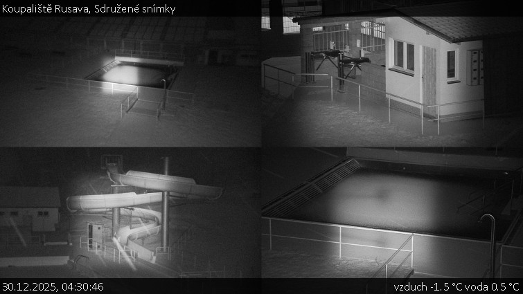 Koupaliště Rusava - Sdružené snímky - 30.12.2025 v 04:30