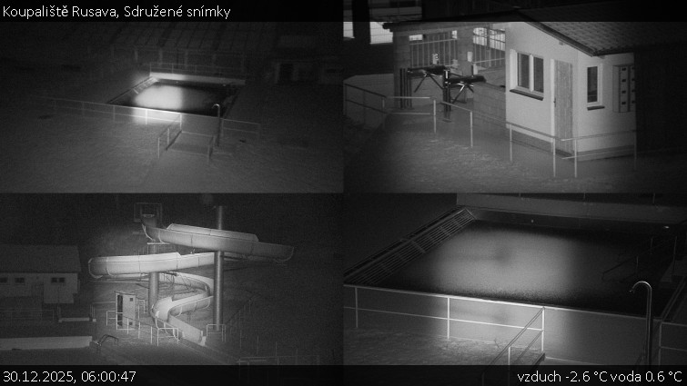 Koupaliště Rusava - Sdružené snímky - 30.12.2025 v 06:00