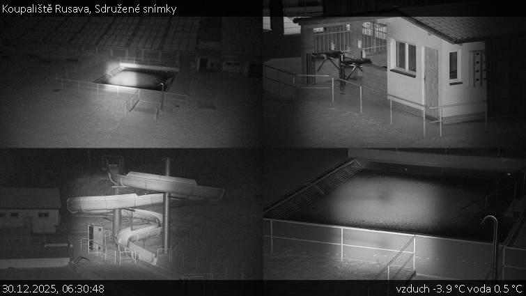 Koupaliště Rusava - Sdružené snímky - 30.12.2025 v 06:30