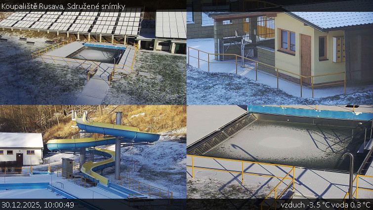 Koupaliště Rusava - Sdružené snímky - 30.12.2025 v 10:00