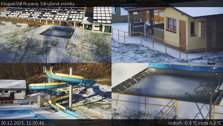 Koupaliště Rusava - Sdružené snímky - 30.12.2025 v 11:30