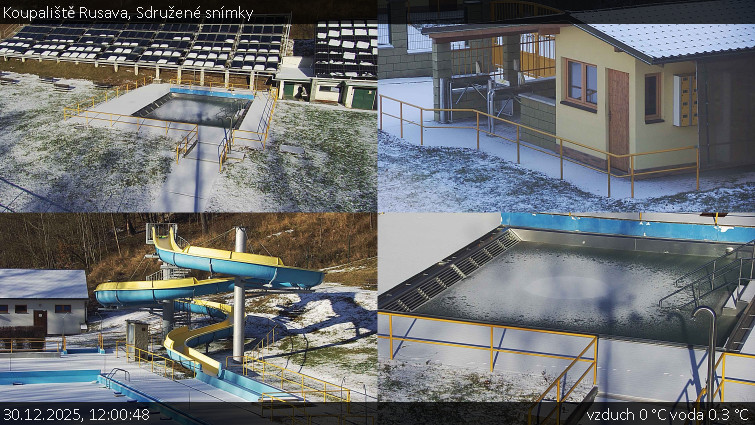 Koupaliště Rusava - Sdružené snímky - 30.12.2025 v 12:00