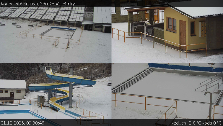 Koupaliště Rusava - Sdružené snímky - 31.12.2025 v 09:30