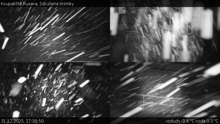 Koupaliště Rusava - Sdružené snímky - 31.12.2025 v 17:30