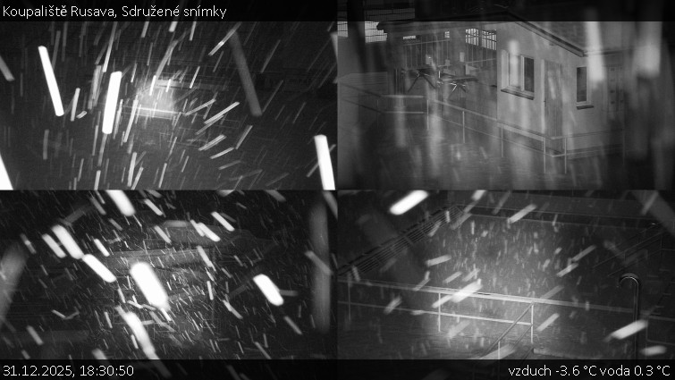 Koupaliště Rusava - Sdružené snímky - 31.12.2025 v 18:30