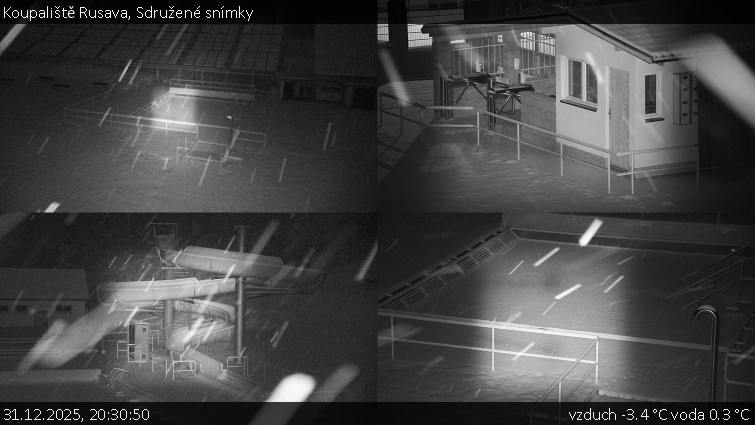 Koupaliště Rusava - Sdružené snímky - 31.12.2025 v 20:30