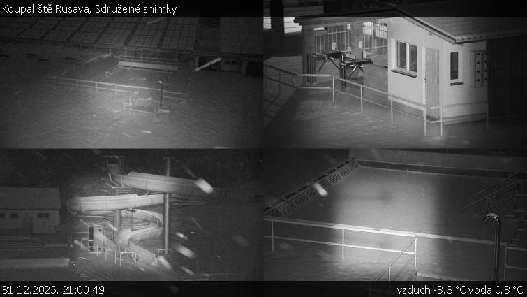 Koupaliště Rusava - Sdružené snímky - 31.12.2025 v 21:00