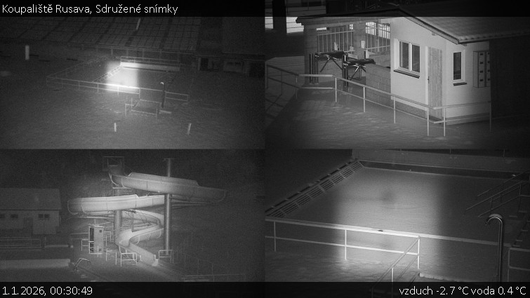 Koupaliště Rusava - Sdružené snímky - 1.1.2026 v 00:30