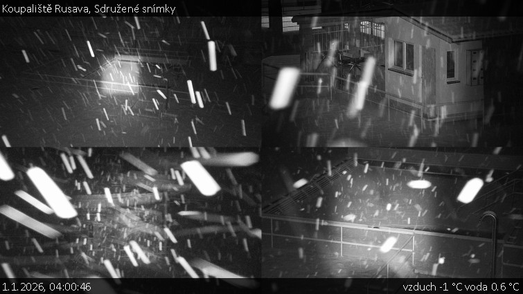 Koupaliště Rusava - Sdružené snímky - 1.1.2026 v 04:00