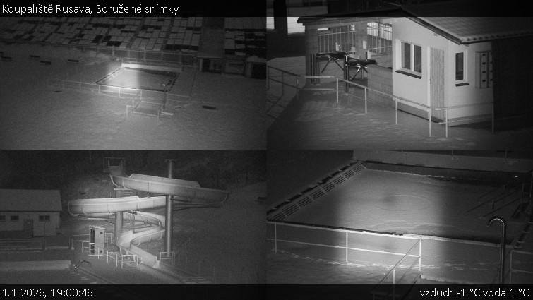 Koupaliště Rusava - Sdružené snímky - 1.1.2026 v 19:00