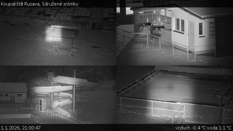 Koupaliště Rusava - Sdružené snímky - 1.1.2026 v 21:00