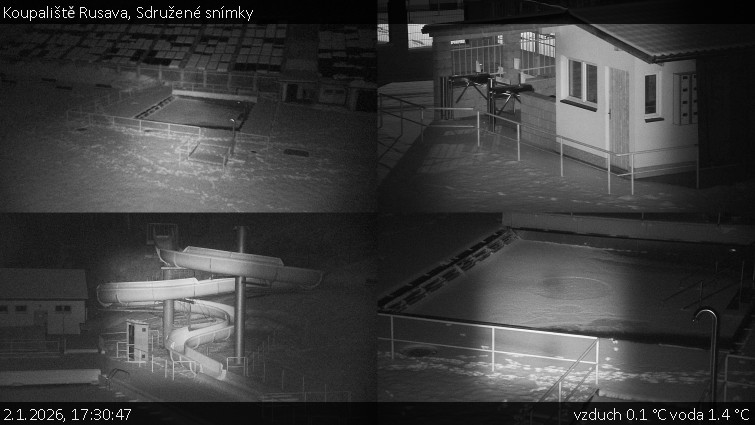 Koupaliště Rusava - Sdružené snímky - 2.1.2026 v 17:30