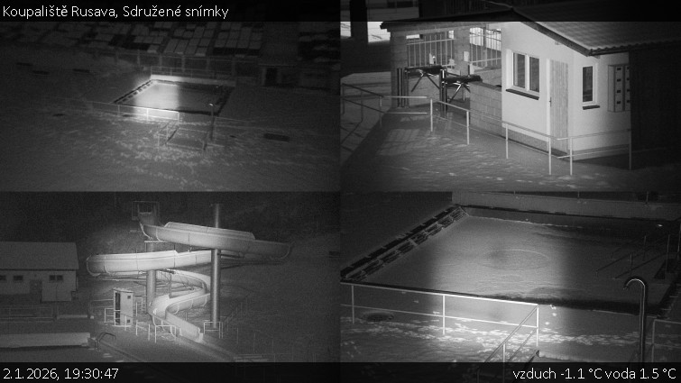 Koupaliště Rusava - Sdružené snímky - 2.1.2026 v 19:30