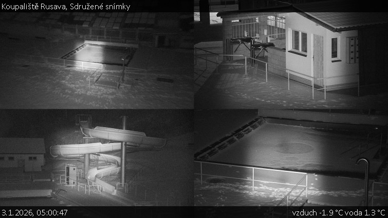 Koupaliště Rusava - Sdružené snímky - 3.1.2026 v 05:00
