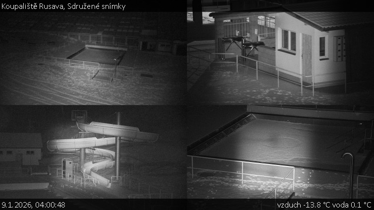 Koupaliště Rusava - Sdružené snímky - 9.1.2026 v 04:00