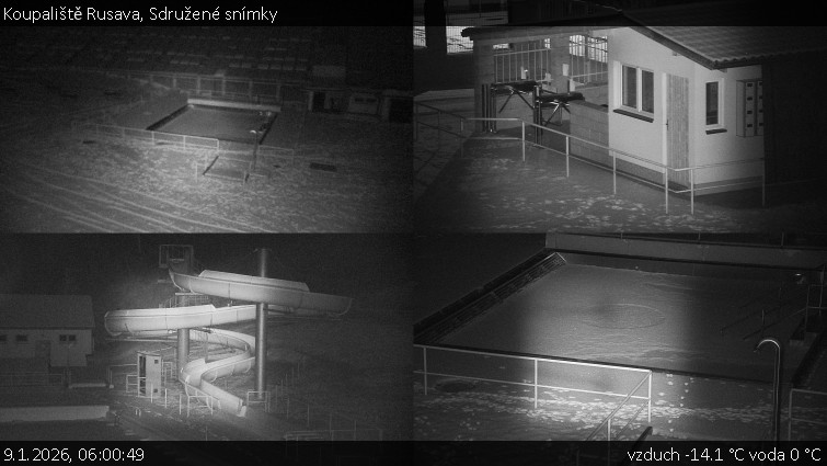 Koupaliště Rusava - Sdružené snímky - 9.1.2026 v 06:00