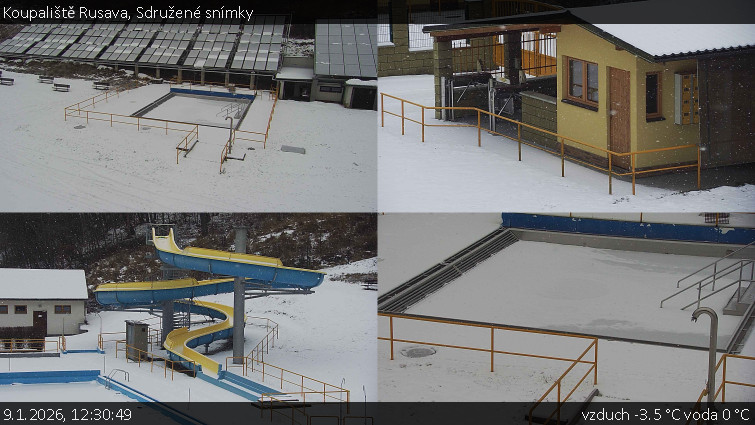 Koupaliště Rusava - Sdružené snímky - 9.1.2026 v 12:30