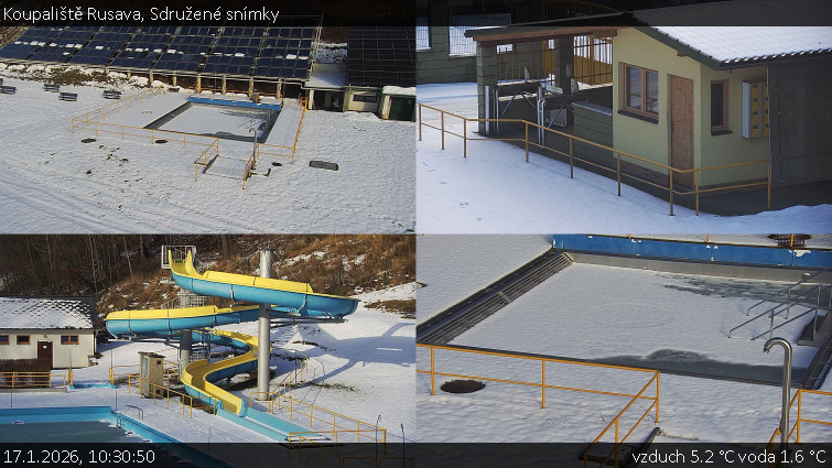 Koupaliště Rusava - Sdružené snímky - 17.1.2026 v 10:30