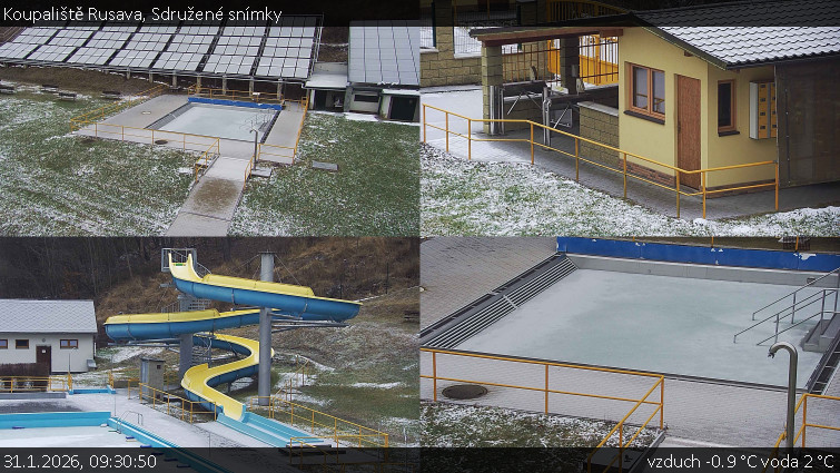 Koupaliště Rusava - Sdružené snímky - 31.1.2026 v 09:30