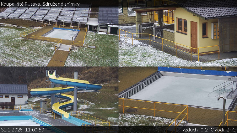 Koupaliště Rusava - Sdružené snímky - 31.1.2026 v 11:00