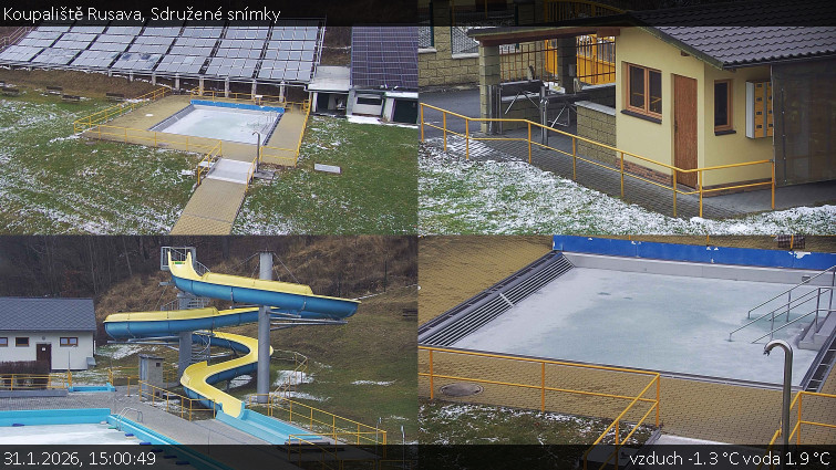 Koupaliště Rusava - Sdružené snímky - 31.1.2026 v 15:00