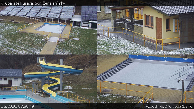 Koupaliště Rusava - Sdružené snímky - 1.2.2026 v 08:30