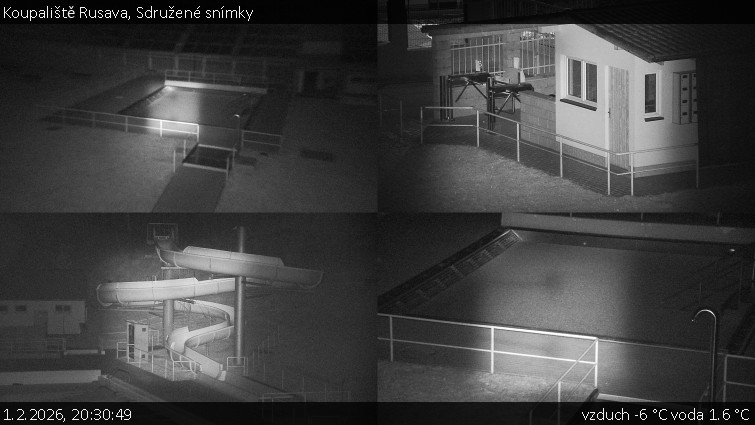 Koupaliště Rusava - Sdružené snímky - 1.2.2026 v 20:30