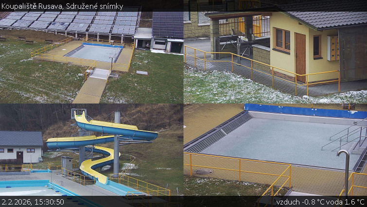 Koupaliště Rusava - Sdružené snímky - 2.2.2026 v 15:30