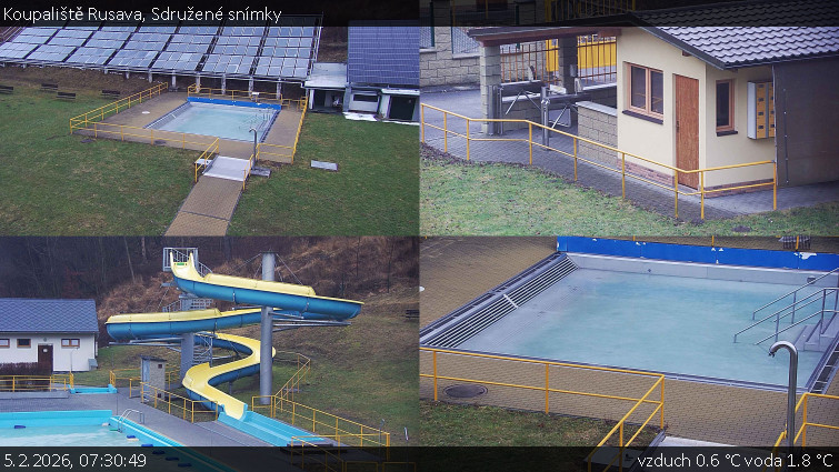 Koupaliště Rusava - Sdružené snímky - 5.2.2026 v 07:30
