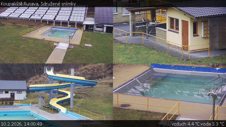Koupaliště Rusava - Sdružené snímky - 10.2.2026 v 14:00