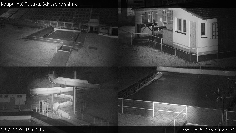 Koupaliště Rusava - Sdružené snímky - 23.2.2026 v 18:00
