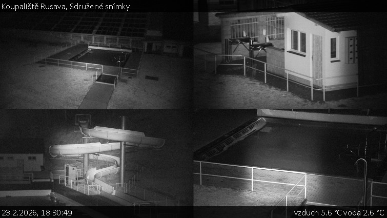 Koupaliště Rusava - Sdružené snímky - 23.2.2026 v 18:30