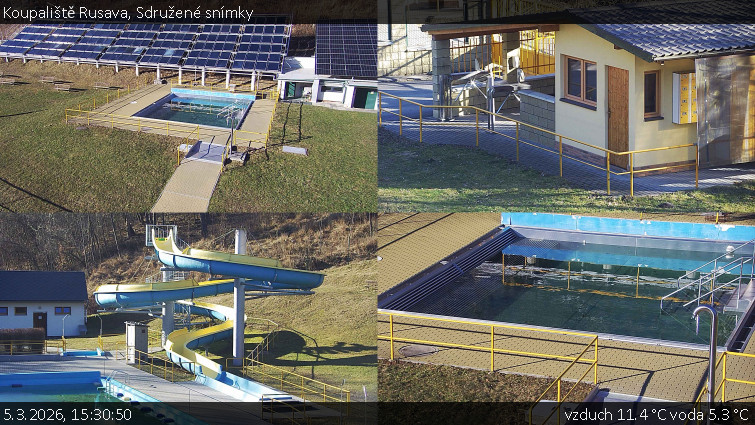 Koupaliště Rusava - Sdružené snímky - 5.3.2026 v 15:30