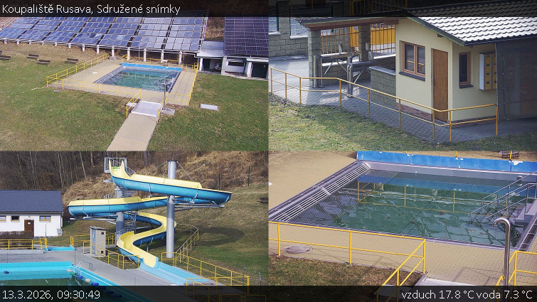 Koupaliště Rusava - Sdružené snímky - 13.3.2026 v 09:30