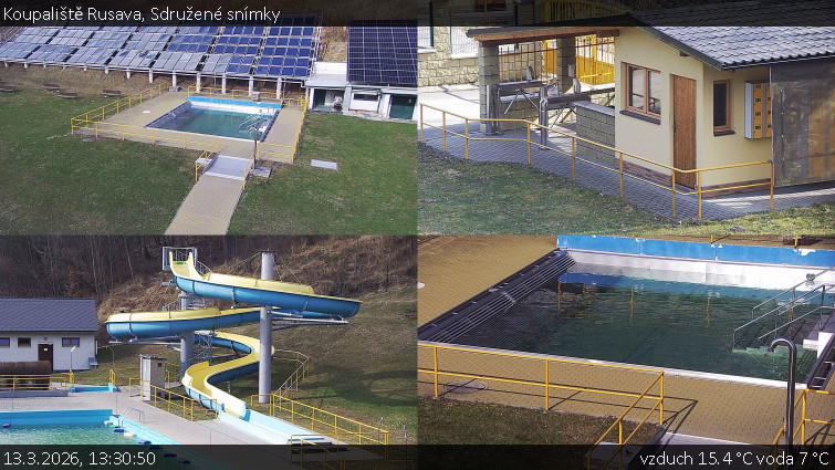 Koupaliště Rusava - Sdružené snímky - 13.3.2026 v 13:30