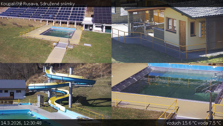 Koupaliště Rusava - Sdružené snímky - 14.3.2026 v 12:30