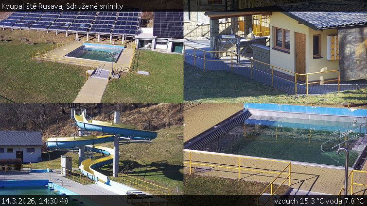 Koupaliště Rusava - Sdružené snímky - 14.3.2026 v 14:30
