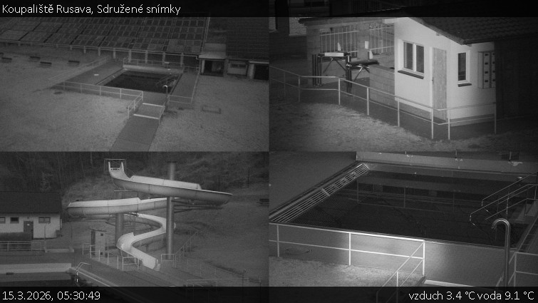 Koupaliště Rusava - Sdružené snímky - 15.3.2026 v 05:30